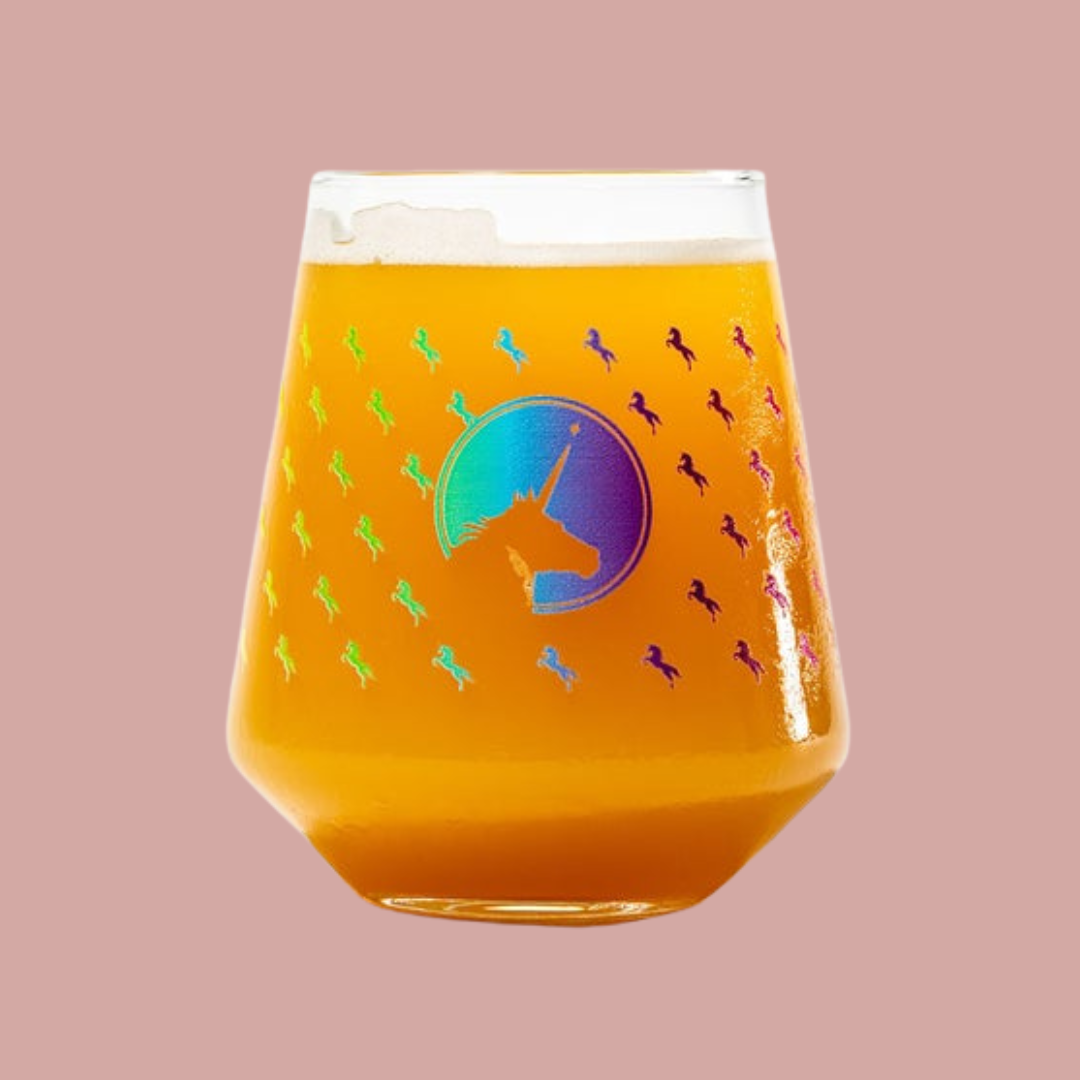 Diamond Unicorns Glass