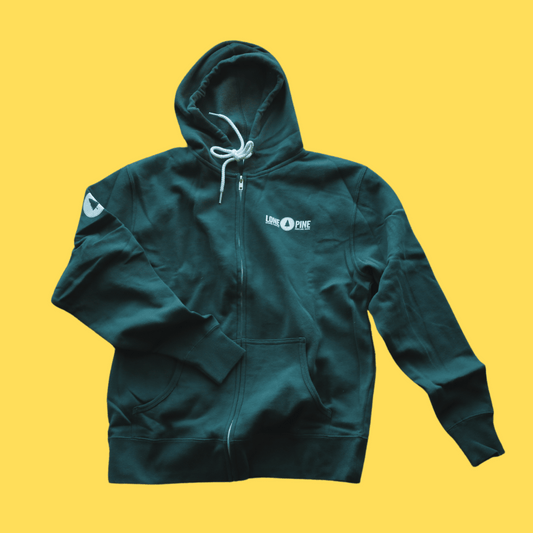 Zip-Up Hoodie - Green