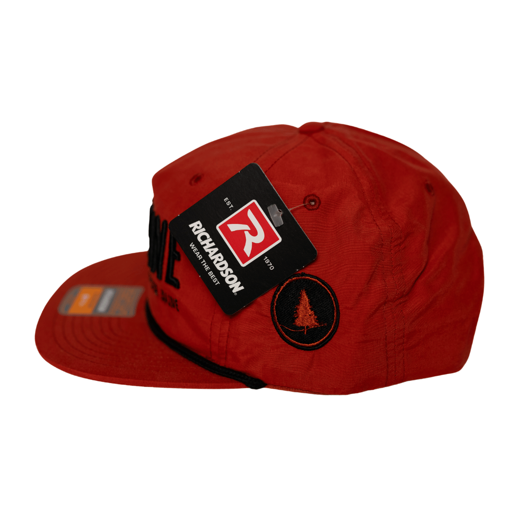 Dark Orange Rope Hat
